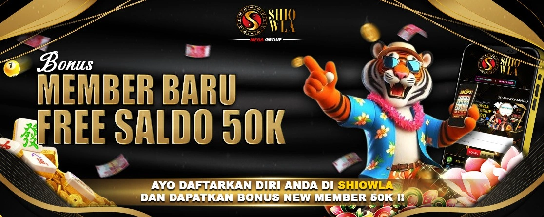 FREE SALDO MEMBER BARU 50K