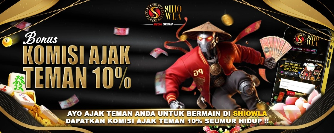 BONUS KOMISI AJAK TEMAN 10% CAIR SETIAP HARI!!!